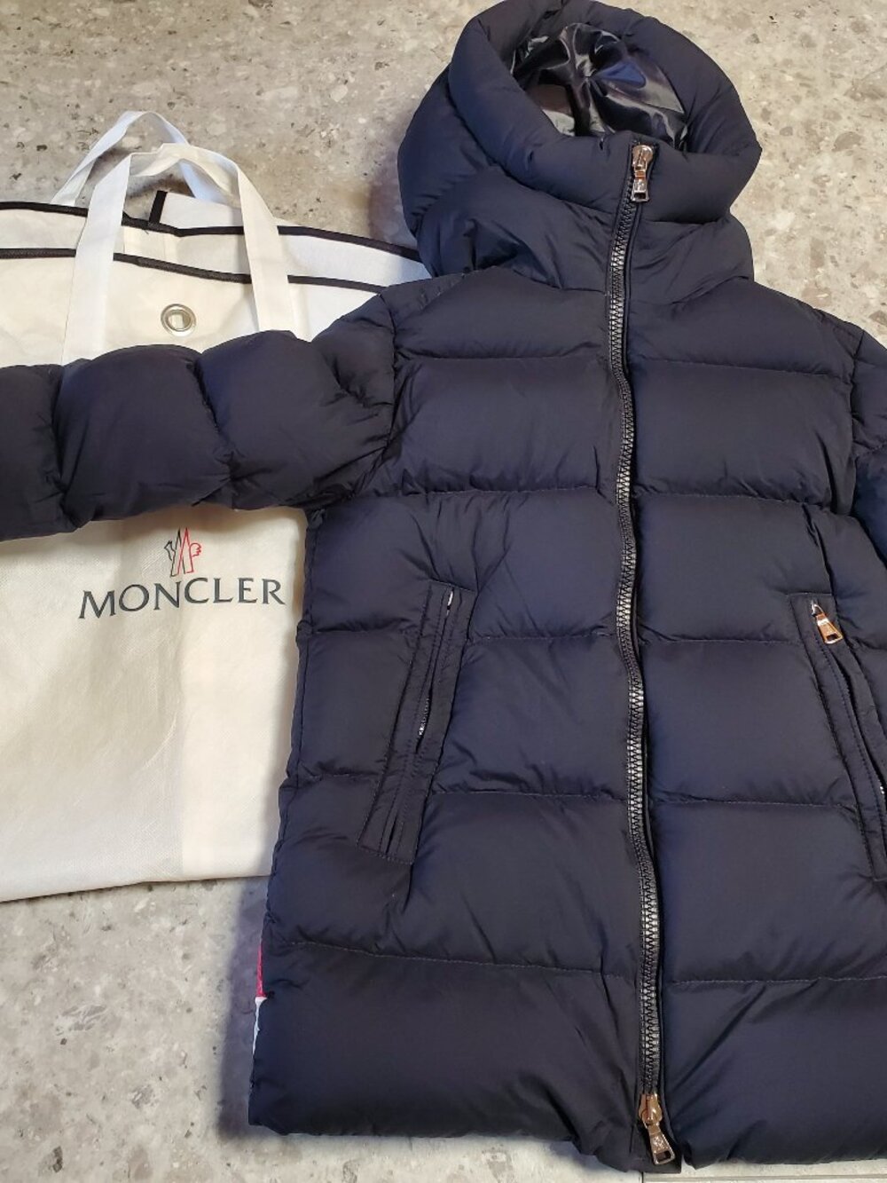 Moncler kids size 6 puff down jacket like new